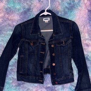 Old Navy Kids Dark Blue Jean Jacket